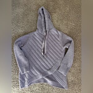Simply Vera Vera Wang Lavender Hooded Knit Sweater